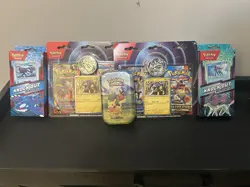 Lot Of 5 ALL MANUFACTURER SEALED Pokemon Phantasmal, Mega Evolution, Knockout ++ - Image 1