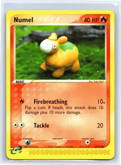 2003 Pokemon TCG EX Dragon Numel - 69/97 - NM - Image 5