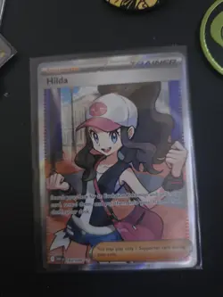 Pokemon TCG Hilda Ultra Rare Full Art Trainer Holo Sv: White Flare 164/086 - Image 1