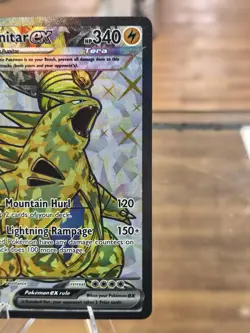 Tyranitar ex 211/197 Obsidian Flames Full Art Ultra Rare Holo Pokemon Free Ship! - Image 4