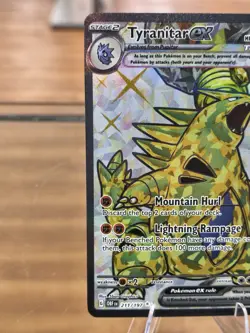 Tyranitar ex 211/197 Obsidian Flames Full Art Ultra Rare Holo Pokemon Free Ship! - Image 5