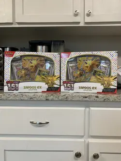 Pokemon TCG Scarlet & Violet 151 Zapdos EX Collection Box Sealed NEW X 2 - Image 1