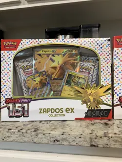 Pokemon TCG Scarlet & Violet 151 Zapdos EX Collection Box Sealed NEW X 2 - Image 2