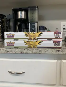 Pokemon TCG Scarlet & Violet 151 Zapdos EX Collection Box Sealed NEW X 2 - Image 4