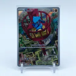 Pokmon TCG Riolu 010 Pokemon Center Stamped Black Star Promo Illustration Rare - Image 1