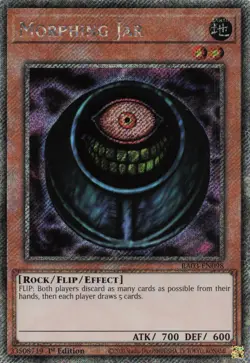 Yugioh Morphing Jar RA03-EN098 - Platinum Secret Rare - Image 1