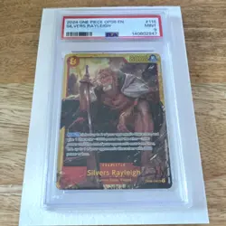 Bandai One Piece Silvers Rayleigh OP08-118 Two Legends Foil PSA 9 - Image 1