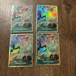 One Piece TCG Electrical Luna OP08-036 Premium Collection Alt Art Playset NM X4 - Image 1