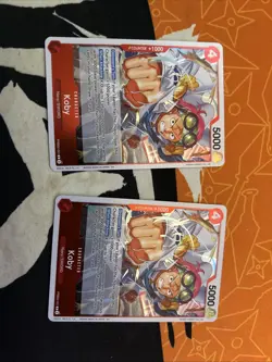 One piece TCG Koby The Best 2 PRB02 -001 x2 - Image 2