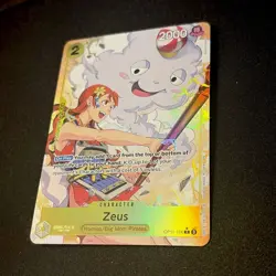 Zeus (Alternate Art) OP11-106 A Fist of Divine Speed Foil - Image 2