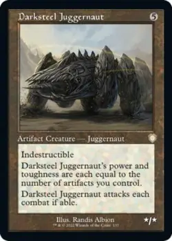 Darksteel Juggernaut - Near Mint MTG Commander: The Brothers' War - Image 1