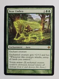 MTG Green Bear Umbra Rise of the Eldrazi Regular Vlp-Nm - Image 1