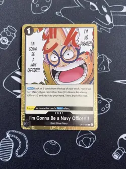 One Piece Card Game I'm Gonna Be A Navy Officer!!! OP11-099 Rare Card - Image 1