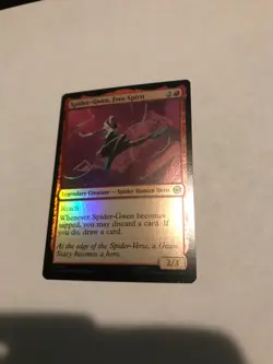 Spider-Gwen, Free Spirit: FOIL #0090 MTG Marvel's Spider-Man Magic The Gathering - Image 2