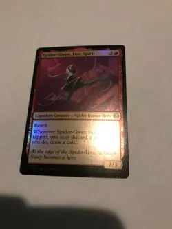 Spider-Gwen, Free Spirit: FOIL #0090 MTG Marvel's Spider-Man Magic The Gathering - Image 3