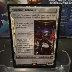 MTG Final Fantasy: Summon: Bahamut - M 0001 - NM - NON FOIL - Image 1