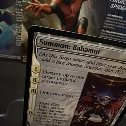 MTG Final Fantasy: Summon: Bahamut - M 0001 - NM - NON FOIL - Image 2