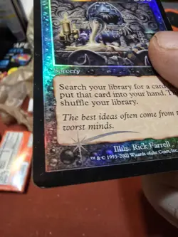 MTG - Diabolic Tutor (FOIL) - Odyssey - Moderate Play See Pics! - Image 4