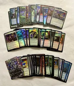 MTG TMNT Lot 15 FOIL RARE, 20U, 30C- Cutting Edge Turtles Forever Chaos & Order - Image 1