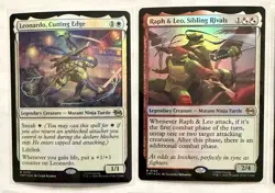 MTG TMNT Lot 15 FOIL RARE, 20U, 30C- Cutting Edge Turtles Forever Chaos & Order - Image 3