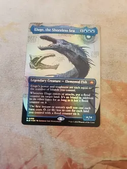 Eluge, The Shoreless Sea Borderless Foil Bloomburrow MTG NM - Image 1