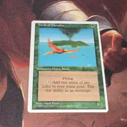 Birds Of Paradise X1 Mtg Fourth 4th Edition Nm - Image 1