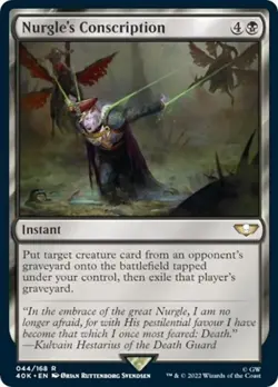 Nurgle's Conscription - Near Mint MTG Universes Beyond: Warhammer 40K - Image 1