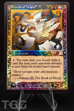 Words of Waste -2002 Magic the Gathering - Onslaught Foil - Image 1