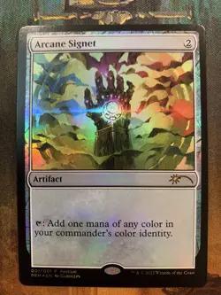 Arcane Signet, 001/001 P Festival, PRM *, Foil NM, MTG - Image 1