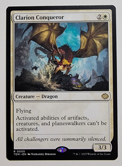 Clarion Conqueror - Tarkir: Dragonstorm (TDM) Near Mint MTG TCG - Image 1