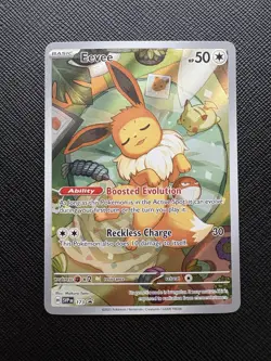 Pokemon TCG Eevee 173 Holo Promo Prismatic Evolutions NM - Image 1