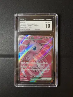 Pokemon Mew EX Super Rare Holo CGC Gem Mint 10 Japanese Card 195/165 Sv2a - Image 1
