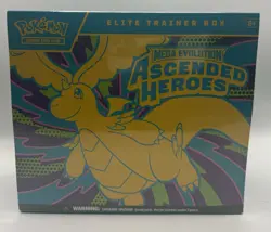 Pokemon TCG Mega Evolution Ascended Heroes ETB Elite Trainer Box Factory Sealed - Image 1