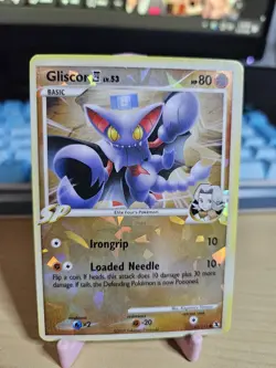 Gliscor 62/111 E4 Pokemon Platinum Rising Rivals Cracked Ice Reverse Holo LP - Image 1