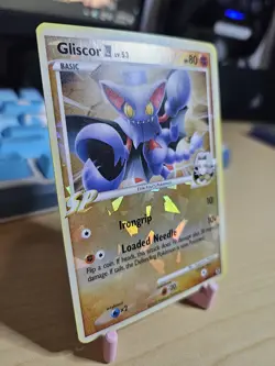 Gliscor 62/111 E4 Pokemon Platinum Rising Rivals Cracked Ice Reverse Holo LP - Image 3
