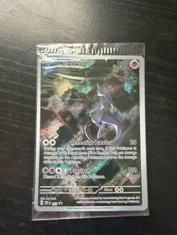Pokemon TCG Mewtwo SVP 052 Scarlet Violet 151 Black Star Promo Card, SEALED - Image 1
