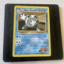 Pokemon TCG Misty's Poliwhirl Gym Heroes 53/132 Regular 1st Edition LP. - Image 1