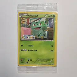 Pokemon Bulbasaur TCG Promo Card 1/108 Build-A-Bear Workshop Sealed - Image 1