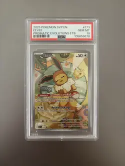 Pokemon Eevee #173 SV: Scarlet & Violet Promo Holo PSA 10 GEM MT 2025 - Image 1