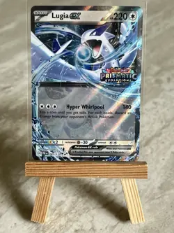 Pokemon TCG *STAMPED* Lugia ex 082/131 Prismatic Evolutions Double Rare Holo -NM - Image 1