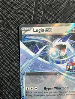Pokemon TCG *STAMPED* Lugia ex 082/131 Prismatic Evolutions Double Rare Holo -NM - Image 4