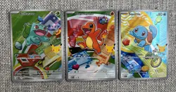 Pokemon TCG First Partner Illustration Collection Series 1 Kanto GEN 1 Set - Image 1