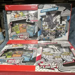 Pokemon Scarlet & Violet Black Bolt White Flare Binder Poster Box 2-Pack English - Image 1