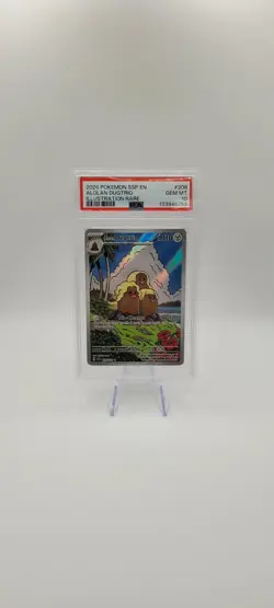Pokemon TCG: Alolan Dugtrio Illustration Rare 208/191 Surging Sparks PSA 10 - Image 2