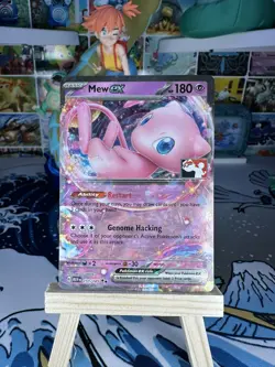 Pokemon Mew EX TCG 151/165 Play! Prize Pack Series 5 Stamped - Image 1
