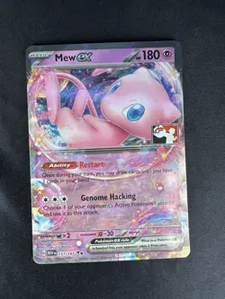 Pokemon Mew EX TCG 151/165 Play! Prize Pack Series 5 Stamped - Image 3