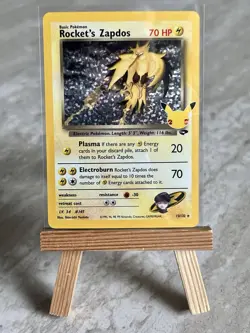 Pokemon TCG Rocket’s Zapdos 15/132 Celebrations:Classic collection (English) -NM - Image 1