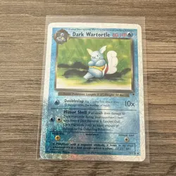Pokemon 2002 Legendary Collection Dark Wartortle Reverse Holo 37/110 - Image 1