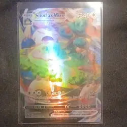 Pokemon Snorlax VMAX 142/202 Ultra Rare Full Art Holo Sword & Shield - Image 1