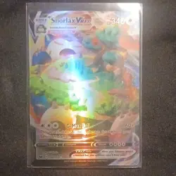 Pokemon Snorlax VMAX 142/202 Ultra Rare Full Art Holo Sword & Shield - Image 4